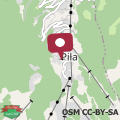 Map Casa Andrea vista Monte Bianco