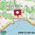 Mapa Casa Aversano Positano Center - 5 minutes to beach