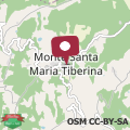 Mapa CASA AZZURRA MONTE SANTA MARIA TIBERINA