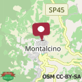 Map Casa Barcaia Montalcino