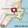 Mapa Casa Bastione Taormina