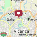 Map Casa Belfiore Vicenza Via Medici 17