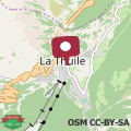 Map Casa Bianchina La Thuile