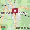 Map Casa Bigontina, in pieno centro a Cortina