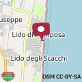 Map Casa Blu di Pomposa Vista Mare
