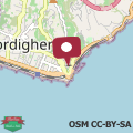 Mapa Casa Carina Bordighera Alta