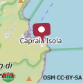 Mappa Charming House Isola di Capraia Casa Carlo Alberto