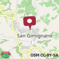Map Casa Carlotta - Appartamento a San Gimignano
