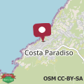 Mapa Casa Carlotta in Costa Paradiso