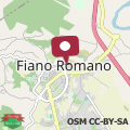 Mapa Casa Cavour - Fiano Romano