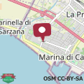 Mapa Casa Chanel a Marina di Carrara