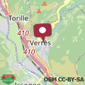Map Casa Clelia Verrès