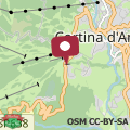 Map Casa Col 2, near ski slopes in Cortina d Ampezzo