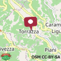 Mappa casa con terrazza panoramica in tipico borgo ligure