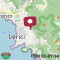 Mappa casa con vista meravigliosa su lerici