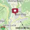 Map Casa Cora in centro Bormio a due passi dalle piste