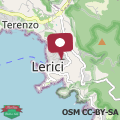 Mapa Casa Costa - Lerici - free parking