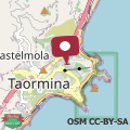 Mapa Casa d'arte Taormina