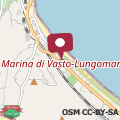 Map Casa Dalmazia - Vasto Marina