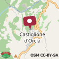 Map Casa del Capitano Rocca d'Orcia