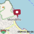 Map Casa difronte il mare di Mondello -By Rentalbeb italy-