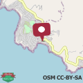 Mappa Casa delle Ortensie sulla spiaggia