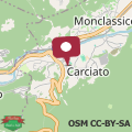 Mappa Casa dello sportivo - Val di Sole Trentino