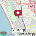 Mapa CASA design Viareggio vicino mare e pineta