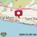 Mappa Casa di Aldo: una casa nel centro di Nervi.