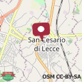 Map Casa di Daniela - House in San Cesario di Lecce 5 min from Lecce