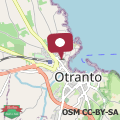 Map Casa Diana in Otranto