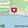 Map Casa Dino con accesso diretto in spiaggia a Punta Prosciutto