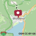 Map Casa Dorigoni a Molveno