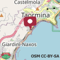 Mapa Casa e giardino Taormina a 100 Mt da stazione e 30 Mt dal mare