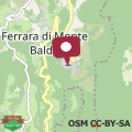 Map Casa Ferrara di Monte Baldo