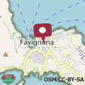 Mapa Casa Flavin Favignana