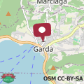 Mapa Casa Flora-Grande appartamento a Garda