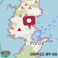 Map Casa Francesca Ponza