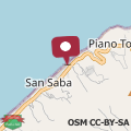 Map Casa fronte mare a San Saba