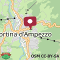 Map Casa Funivia, immersa nel verde e vicina al centro di Cortina