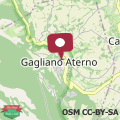 Map Casa Gagliano Aterno