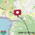 Karte Casa Gina, Levanto