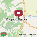 Mapa Casa GINESTRA a Bagno Vignoni