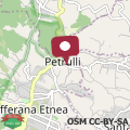 Map Casa Gino Petrulli Etna, villa con piscina