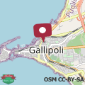 Map Gallipoli casa gioia