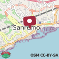 Mapa Casa Girasole Sanremo centro