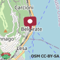 Map Casa Giuly , attico sul lago