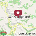 Map Casa Glicine - San Gimignano