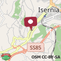 Mapa Casa Glow Isernia - privacy, wi-fi, colazione