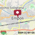 Mappa Casa i 4 Leoni, in the center of Empoli